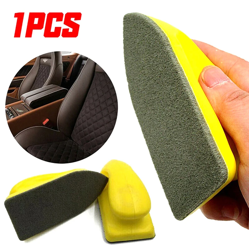 Car Leather Seat Care Detailing Clean Nano Brush Auto Interior Wash for