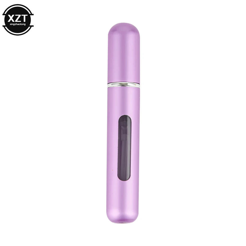 

8ml Mini Bottle Refillable Perfume Spray With Spray Scent Pump Aluminum Perfume Atomizer Cosmetic Containers