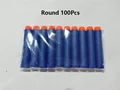 100 Pcs Blue round