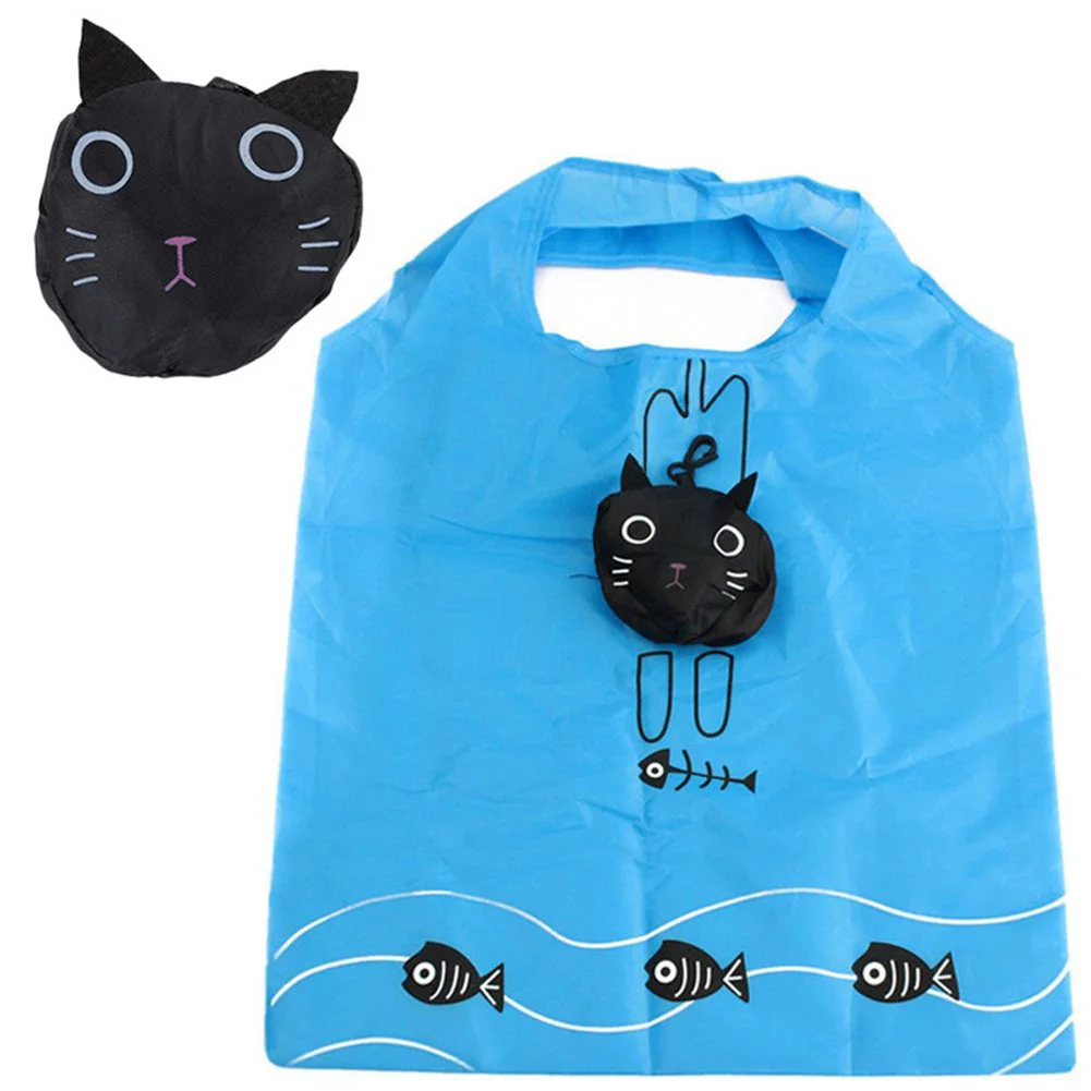 

Cute Animal Shopping Bag Dog Panda Shape Foldable Grocery Storage Bags Travel Shopper Bag Reusable Handbag Grocery Tote New