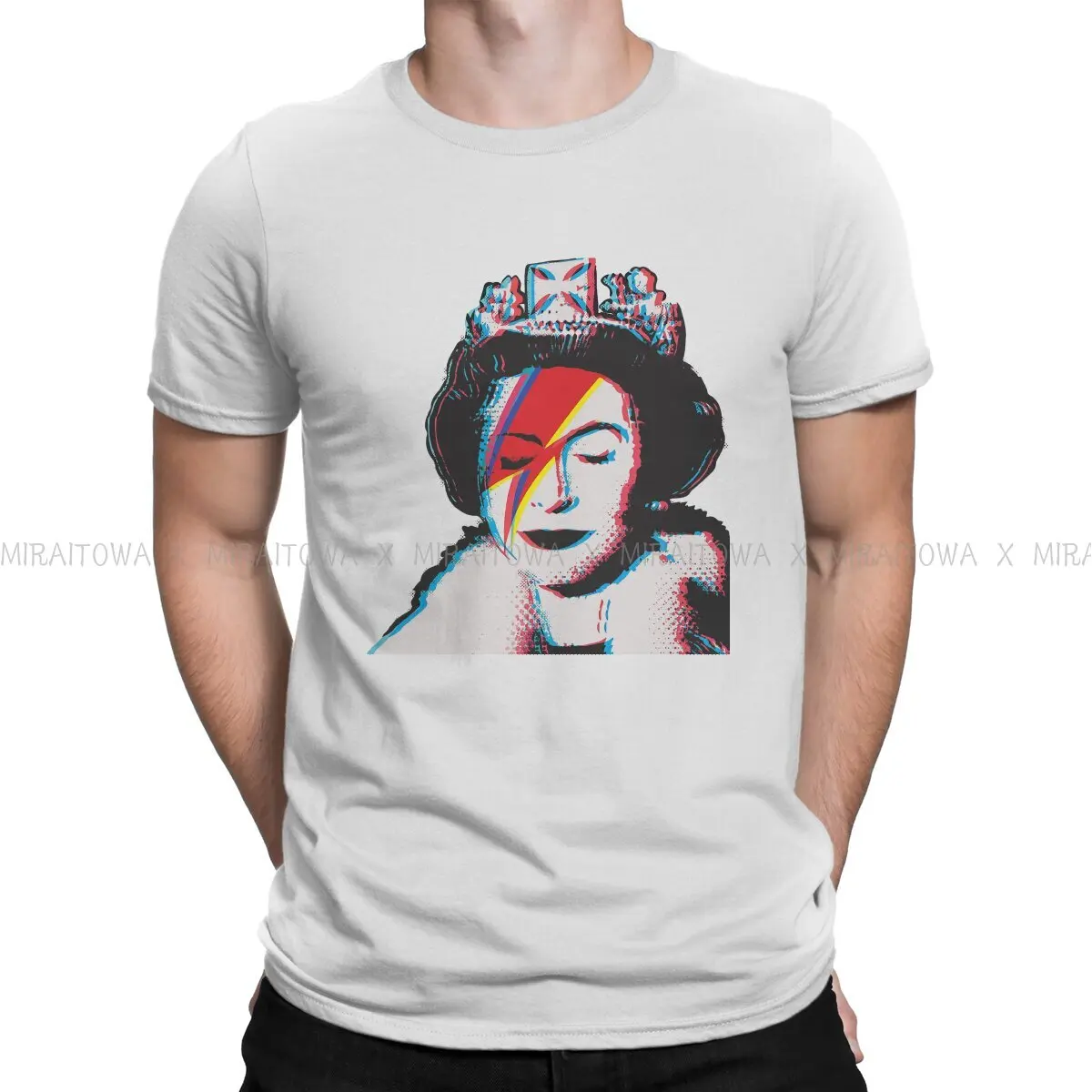 Rip Queen Elisabetteth Ii The Queen Is Dead God Save The Queen T Shirt Vintage Graphic Tshirt Da Uomo Oversize O-Collo Streetwear