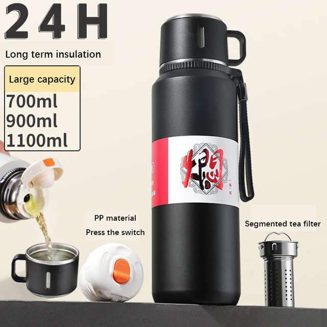 Portable Thermos Bottle USB One-Key Heating and Cooling Water Bottle  Household Business Sports Bottle Stainless Steel Water Cup - AliExpress