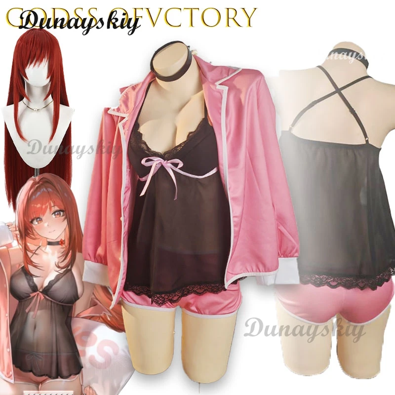 Rapi Cosplay Pijama fofo conjunto completo feminino Halloween Carnaval Natal Pijama - AliExpress 200000532