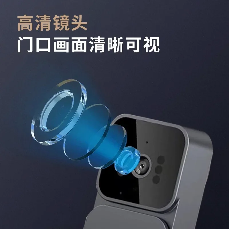 베스트셀러 스마트 도어벨, 그라피티 무선 WIFI 원격 홈 도어벨 세트 3.7W USB DC5V 도어 하드웨어
