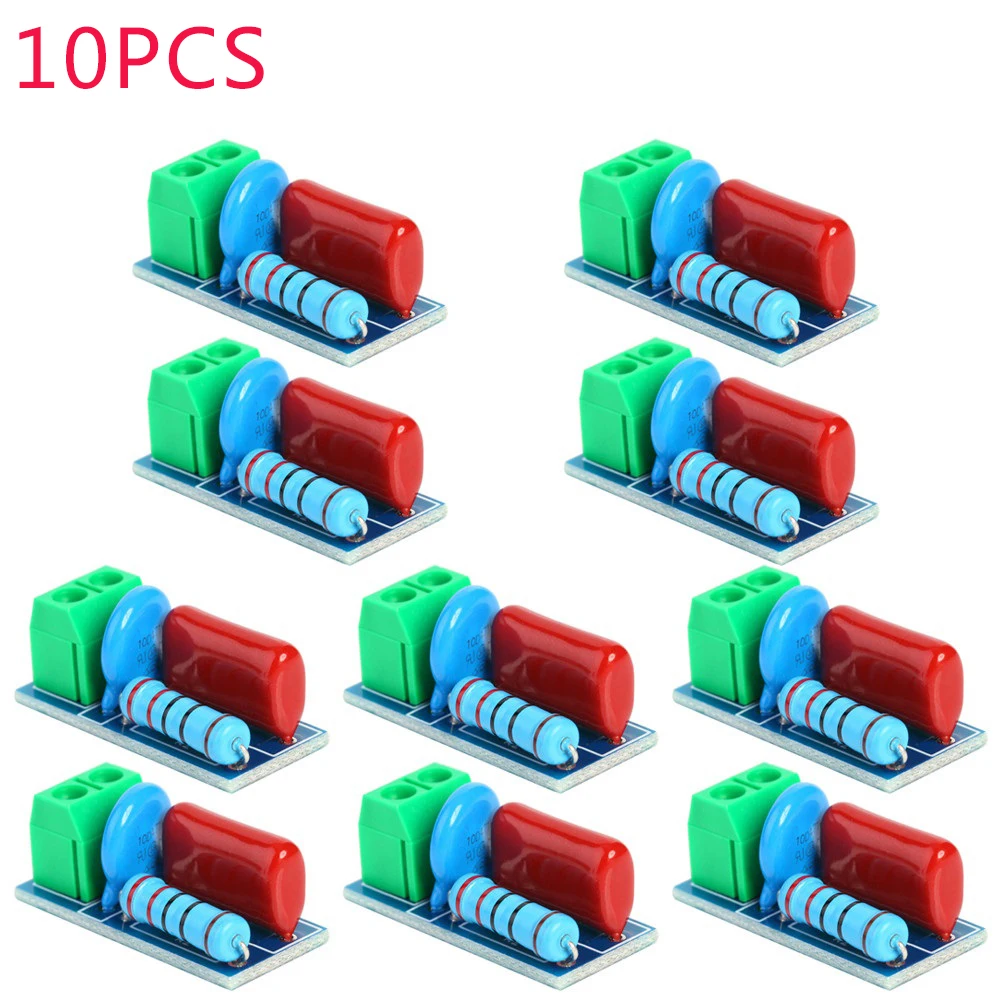 

1/2/3/5/10PCS RC Absorption/Snubber Circuit Module Relay Contact Protection Resistance Surge Circuit AC/DC 5V-400V Snubber Board