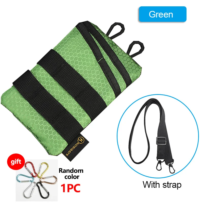 

Tactical Wallet Pocket with Carabiner Mini Waist Bag EDC Molle Pouch Hiking Travel Storage Pack Sports Fanny Pack for Outdoor