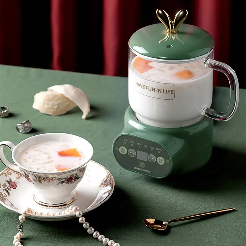220V Healthy Automatic Ceramic/Glass Electric Stew Cup Slow Cooker Heater Insulation Cup Teapot Insulation 360W 3
