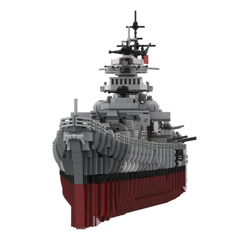 Space Battleship Yamato War Military Warships Building Blocks Set