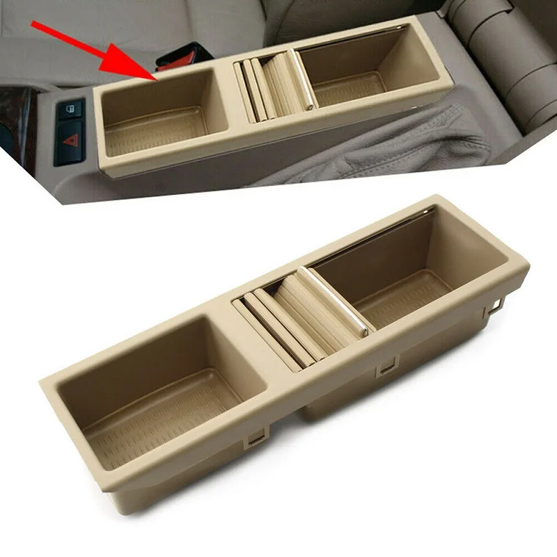 Porte-Gobelet Console Centrale Pour BMW E46 318i-330i 1998-2005 - ABS+PC, Noir, Réf 51168217953