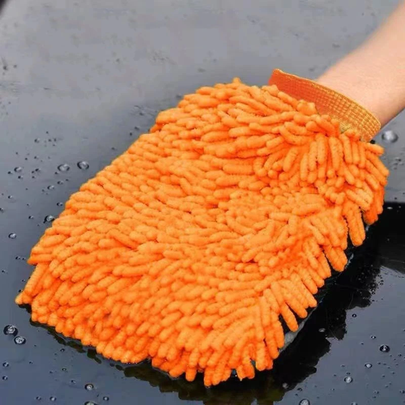 Waterproof Car Wash Microfiber Chenille Gloves Thick Car Cleaning Mitt Wax Detailing Brush Auto Care Double-faced Glove car cleaning gloves microfiber car mitt microfiber cleaning gloves microfiber washing gloves microfiber gloves