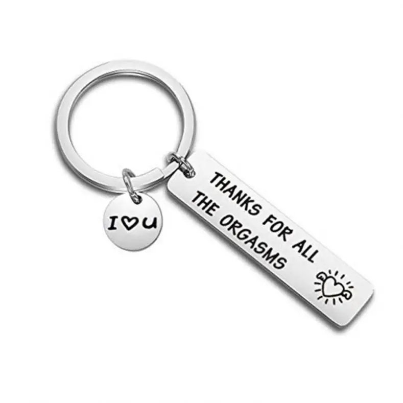Couples Valentines Keychain Love Gift for Him Her