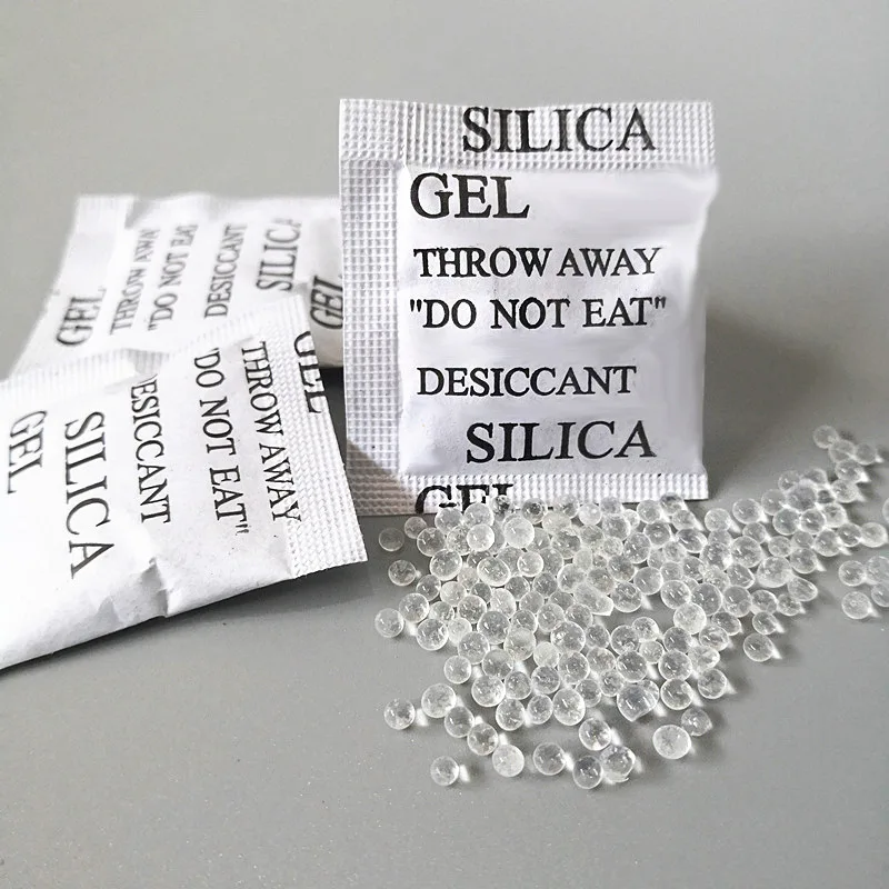 50/100 Packs Non-Toxic Silica Gel Desiccant Damp Moisture Dehumidifier For Kitchen Room Living Absorber Bag Clothes Food Storage