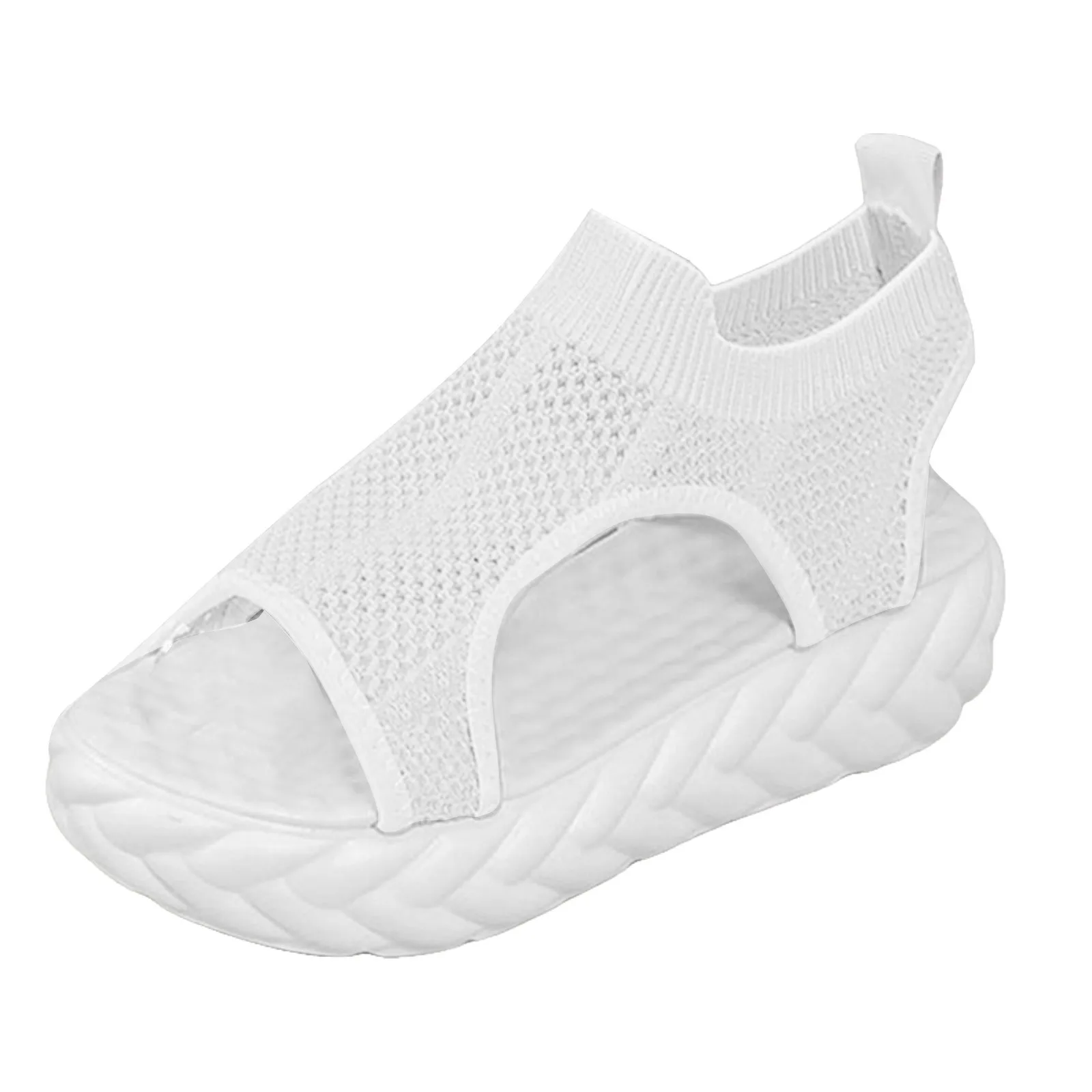 Sandals For Women 2025 Dressy Women'S Thick Soled Shoes Fashionable And Casual Hollow Mesh Breathable Women'S Sandals Dressy - 6