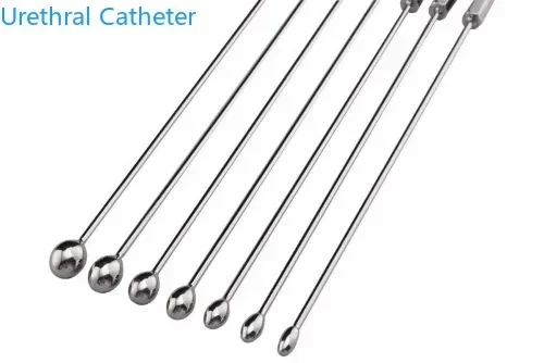 Horse Eye Stimulator Urethral Catheter Dilator Sounding Penis Plug Insert Urethral Catheters Adult Sex Toys For Men Gay Urethral Dilator Silicone Urethral Dilator