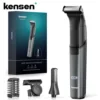 KENSEN S15 Electric Tirmmer for Men Dual-sided Blade IPX6 Waterproof Body Hair Razor Beard Trimmer 2 in 1 T Trimmers for Barber 1