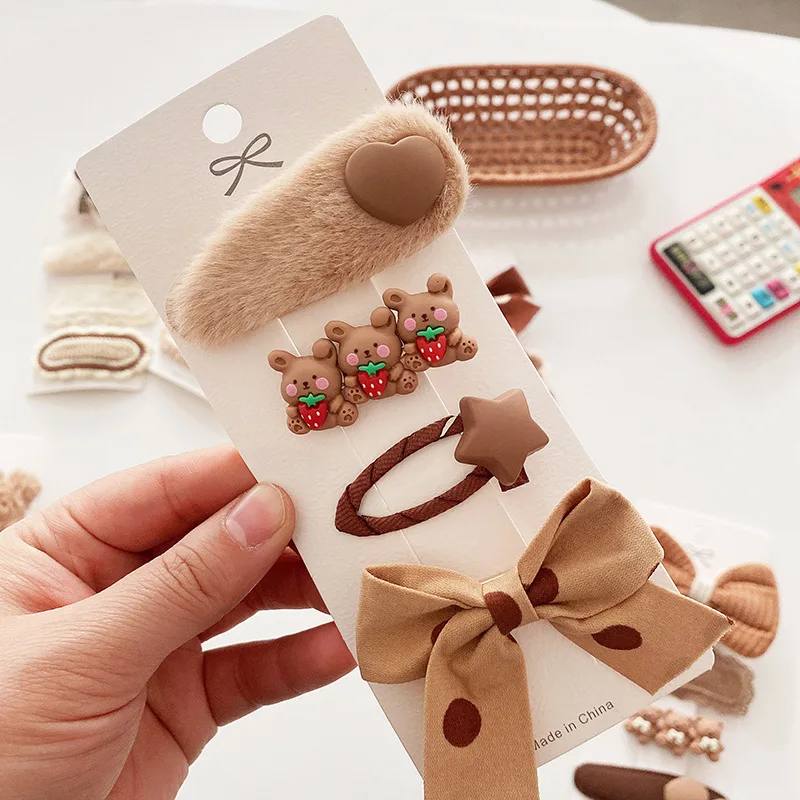 2025 Cute Bow Flower Hairpins Set Women Girls Children Hair Clips Pin Barrettes Accessories Hairclip Headwear Headdress Ornament – Detail 17
