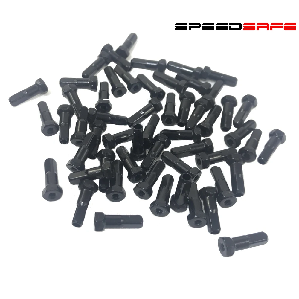 Pillar PB14H PB14 12mm 14mm 16mm 0.95g/pc MTB AM DH FR Bicycle Brass Nipples 50pcs/lot Gauge 14 Black Red Silver Bike Accessory