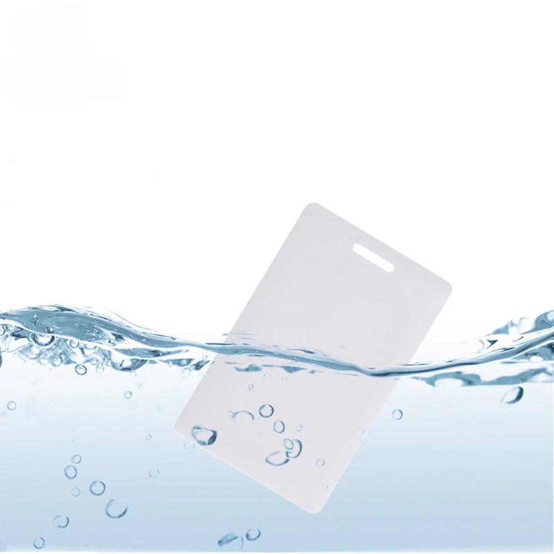 5Pcs RFID Clamshell Proximity H-ID Thick Card, Pure White Card, HID PROX II, T5577, 125Khz