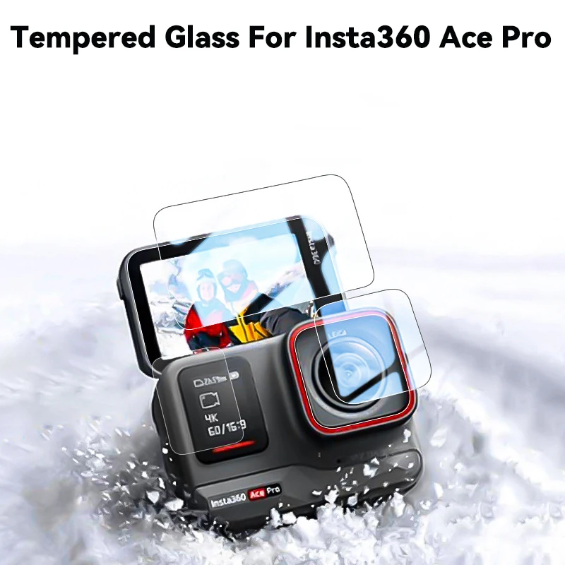 

Tempered Glass Protective Film for Insta360 Ace Action Cameras Accessory Anti-Scratch Lens Screen Protector for Insta360 Ace Pro