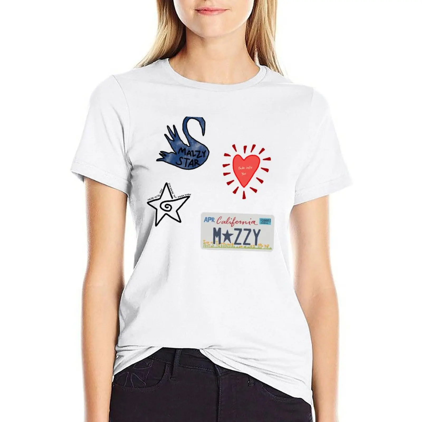 

Mazzy Star Design 4 Pack T-shirt Blouse graphics funny Women clothing
