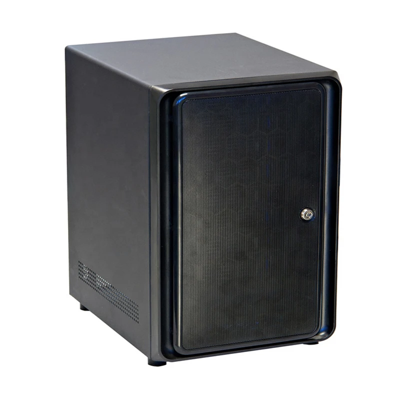 servidor de almacenamiento de archivos de oficina en casa, disco duro ITX Caja  NAS de 4 discos, - AliExpress