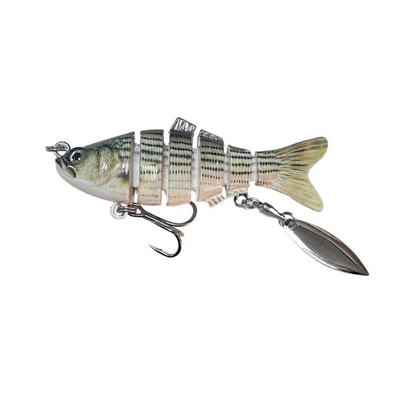 Mehrteiliger Swimbaits Balam 70MM Angelköder Gelenkiger Harter Köder Schwimmend Sinkend Mini Glide Bait für Barsch und Hecht – Detail 10