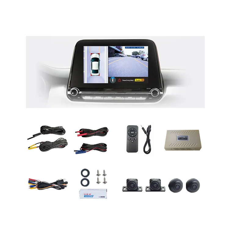 

Wemaer Car Accessories Hisilicon 2D Universal Split Machine 2D 360 Panoramic Driving Assist System Car 360 Degree Camera