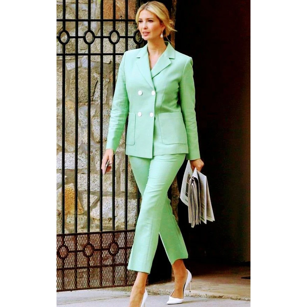 Women's Suit Trousers Sets Slim and Fashionable Women's Suits Set 2 Elegant Pieces Comfortable Work Suit New Two Piece Set Pant