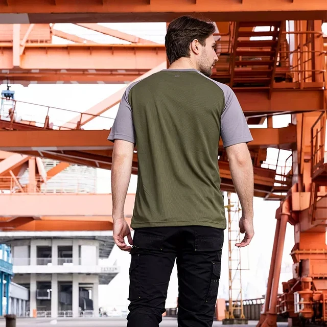 Men's Reflective Quick-Dry Work Shirt