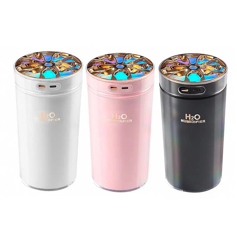 

300ml Quiet Air Humidifier Machine Colorful Atmosphere Light USB Personal Desktop Humidifier Colorful Cool Aroma Diffusers