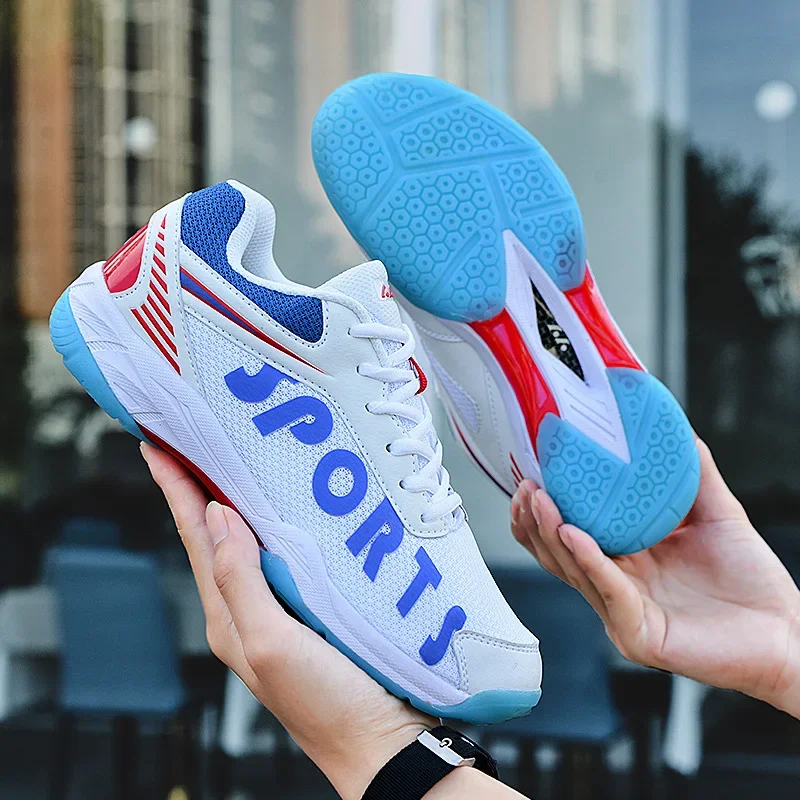 Professional Breathable Badminton Shoes Ultra-Light For Men Women Summer Autumn Training Children's Shock-Absorbing Anti-Slip