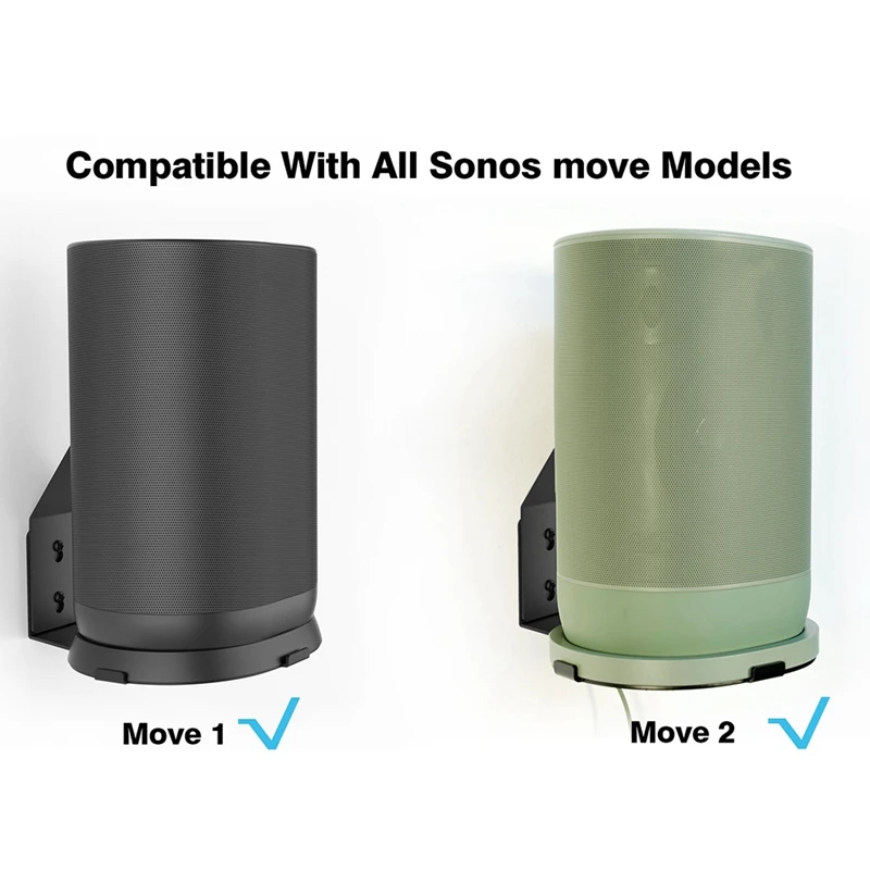 Sonons Move 1 및 Move 2용 금속 벽걸이 스피커 홀더 벽걸이형 스피커 액세서리-A25R