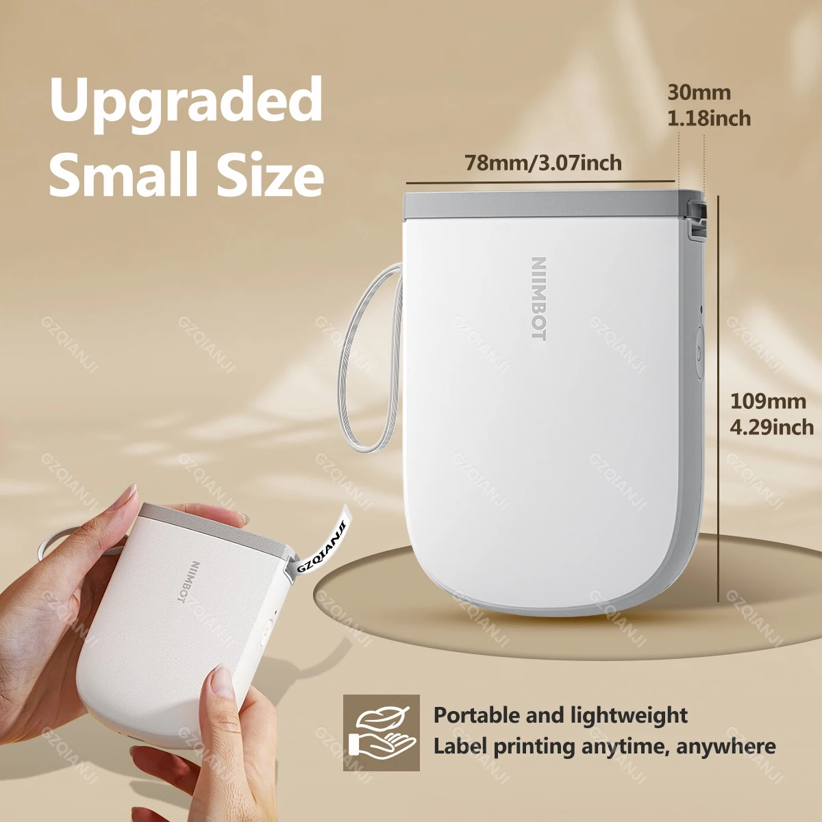 300DPI NIIMBOT D11 New Version D11H Label Printer Mini Portable Bluetooth Label Maker Name Tag Kitchen Sticker Printing