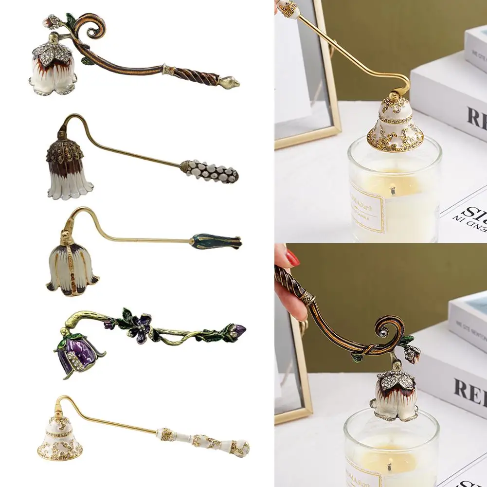 

1 шт., элегантная Свеча-увлажнитель, огнетушитель, длинный фитиль, Декор, увлажнитель, домашний увлажнитель, аксессуар, пламенная свеча, металлическая ручка Wic X3Y5