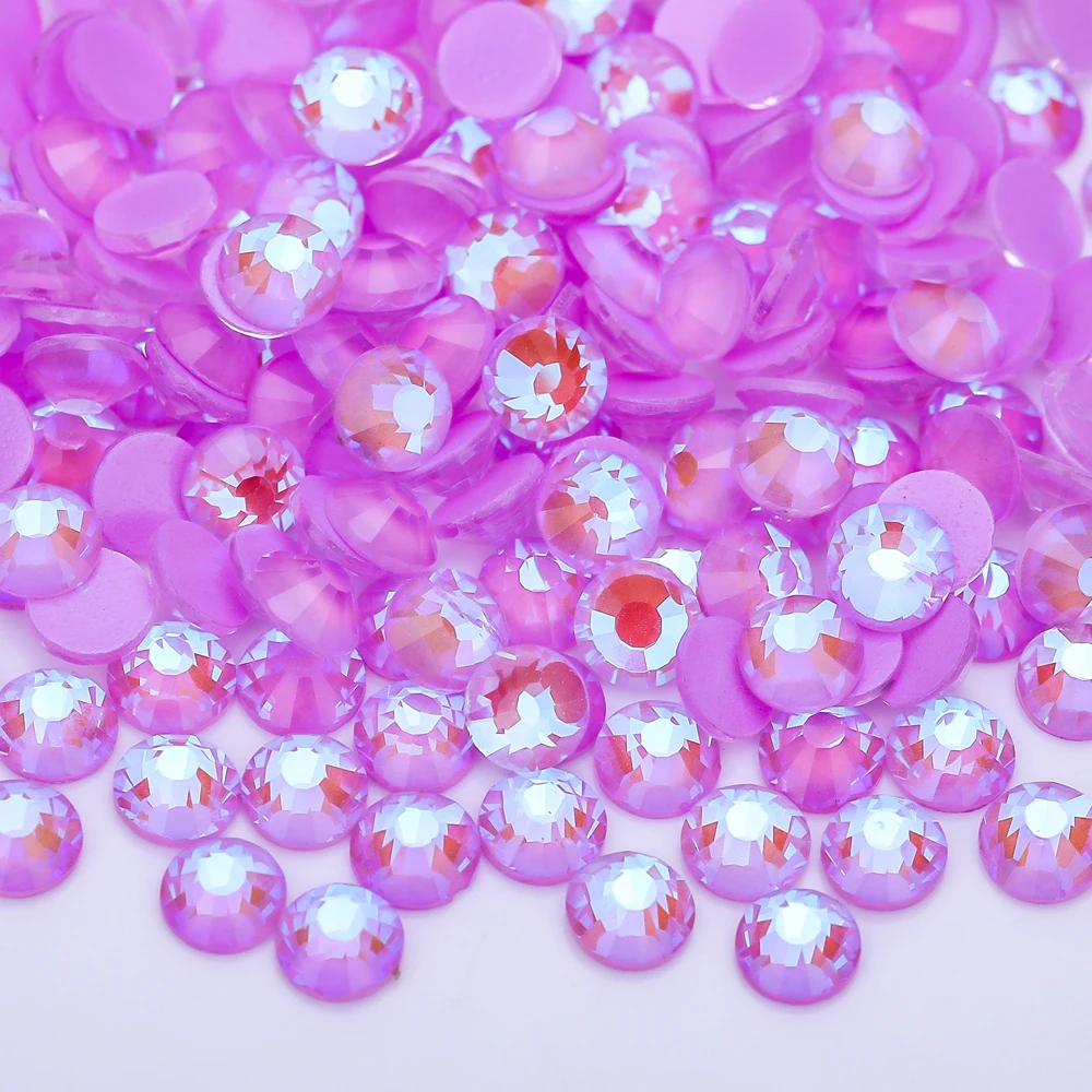 Fluorescent Glitter Neon Rhinestones for DIY Nail Art and Fashion Accessories