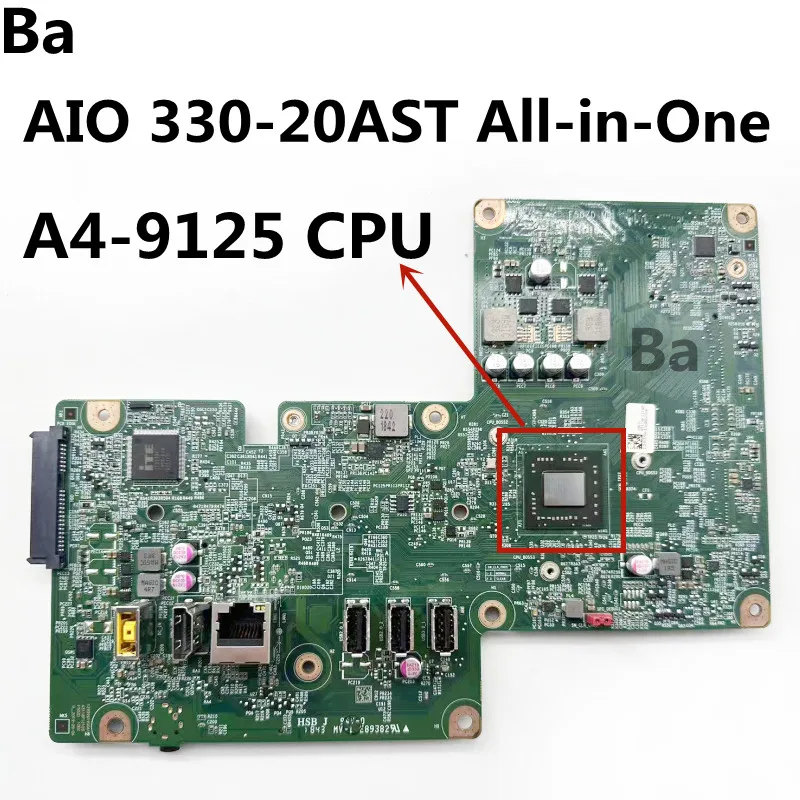 

For Lenovo IdeaCentre AIO 330-20AST All-in-One Motherboard ASTRSB2 Mainboard With CPU A4-9125 100% Tested Fully Work