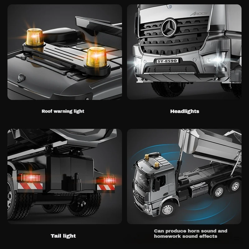 Double E E590 1:20 RC Dump Truck Alloy Electric Remote Control