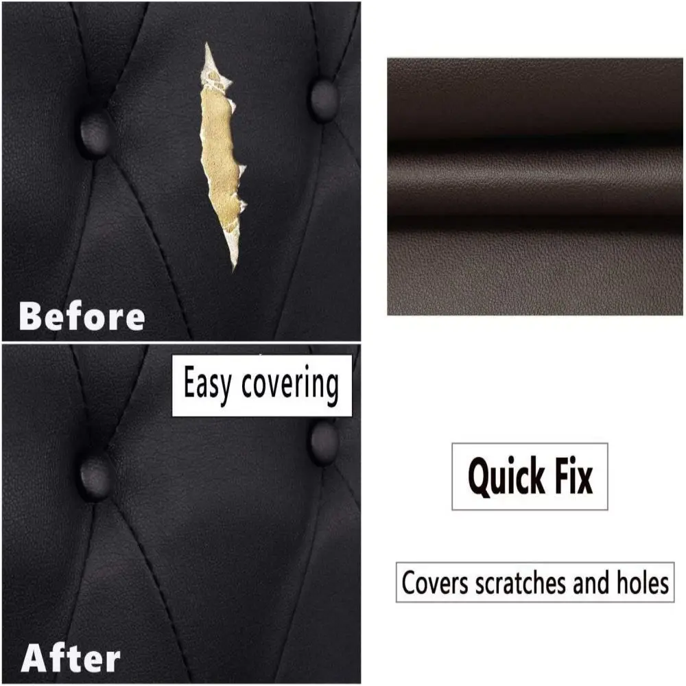 20cmx10cm Self Adhesive Leather Perfect Repair Patch For Sofa Car Bed Furniture Seat Fix Mend PU Leather Sticker Refurbishing