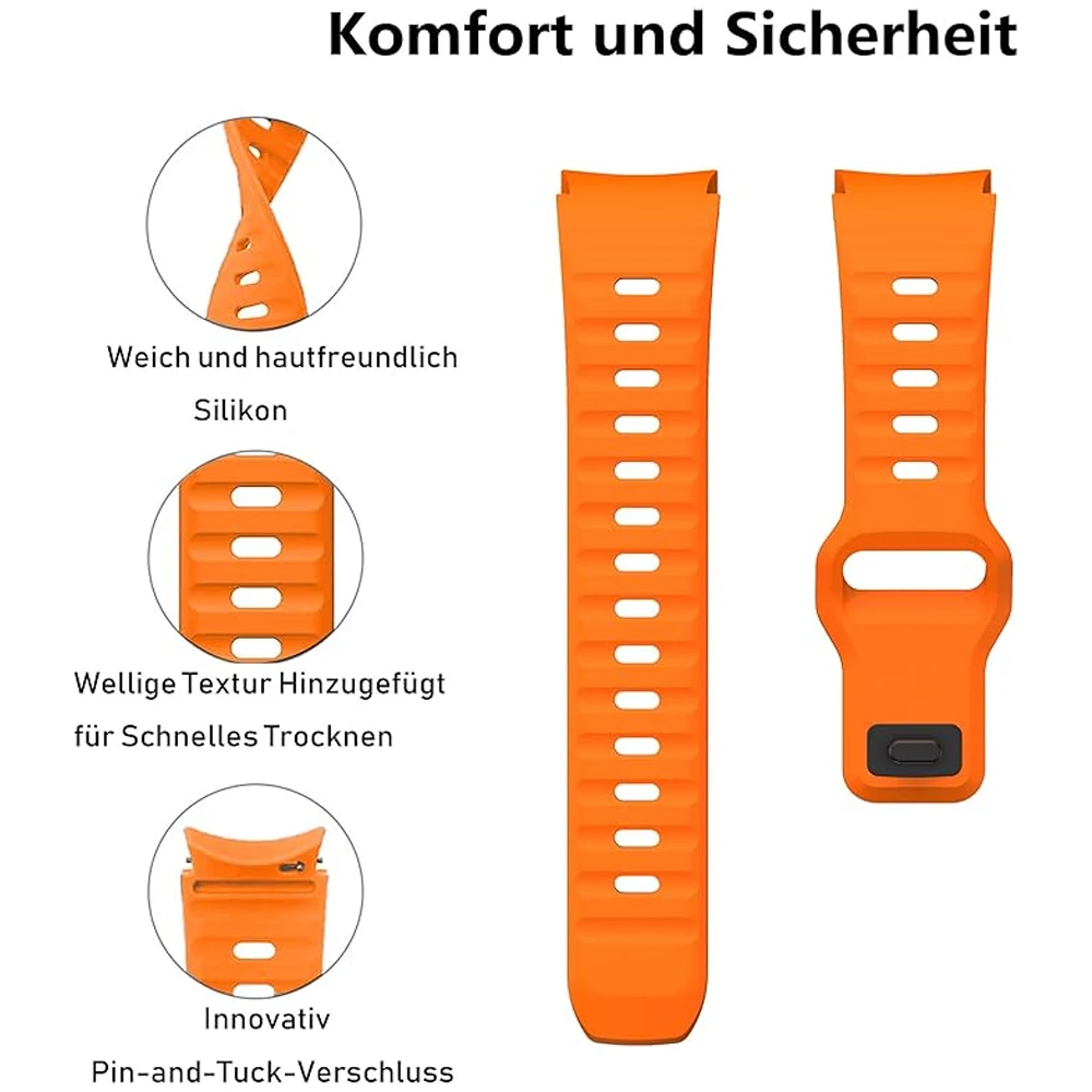 Silicone Sport Band for Galaxy Watch - Classic Strap Bracelet