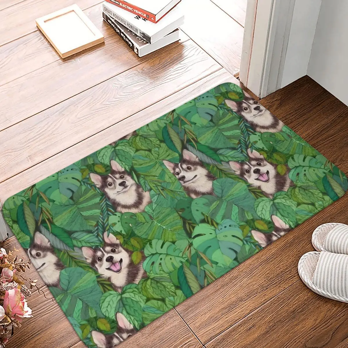 

Pomsky Garden 60x40cm Carpet Polyester Floor Mats Mats Personalized Living Room Home Decor