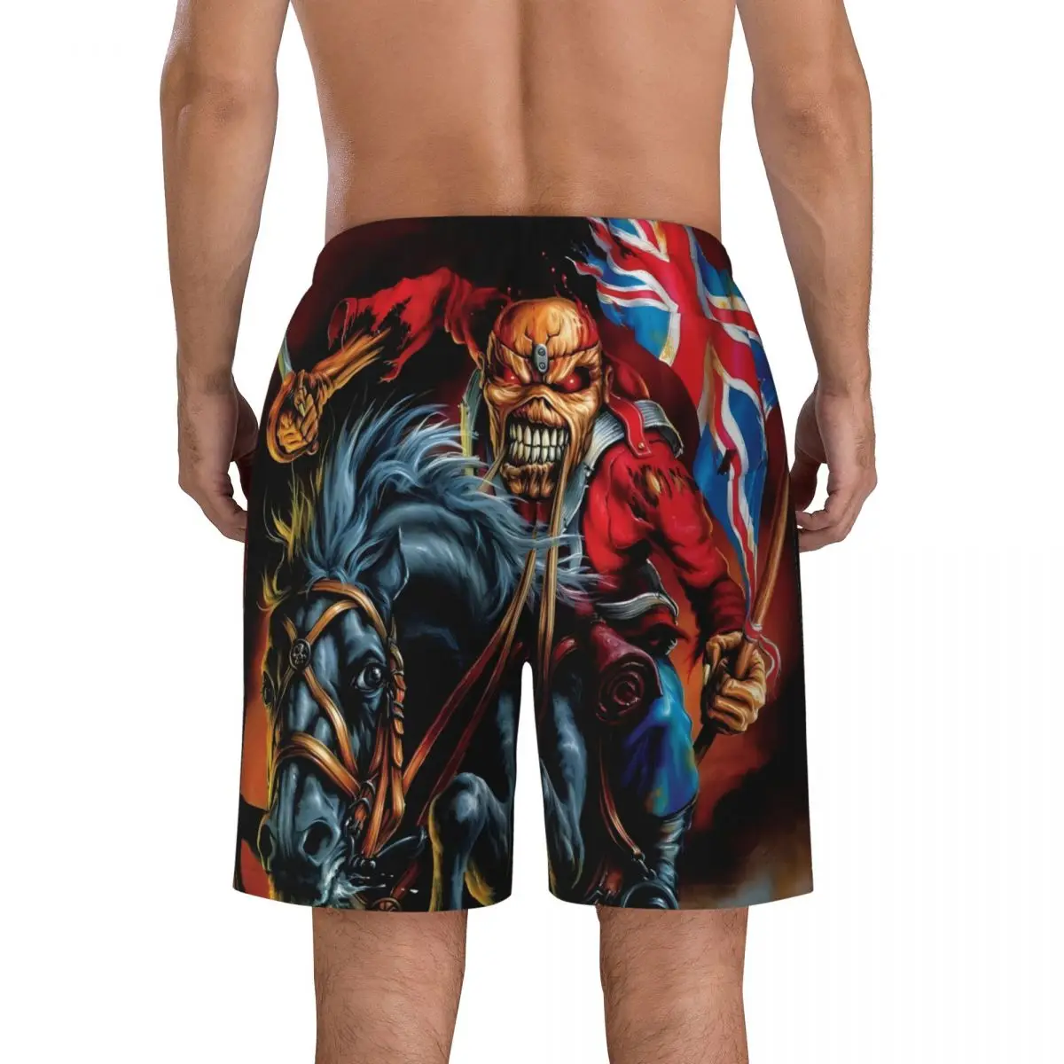 Swimwear Classic Gothic Skull 3D Gym Shorts Summer Hip-Hop Y2K Fun Board Short Pants Male Sports Fitness Breathable Beach Trunks 3