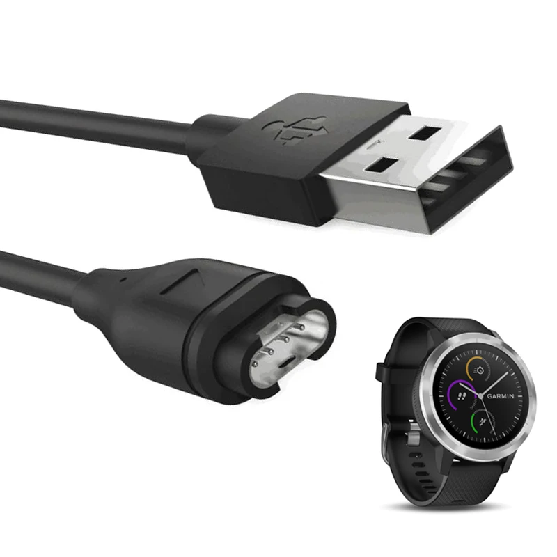 Cavo Di Ricarica Per Garmin Vivoactive 3 Charger 4S 935 Usb Dock 945 245 Fenix 5S Caricabatterie 5 5X Plus 6 6S 6X Custodia Per Spina