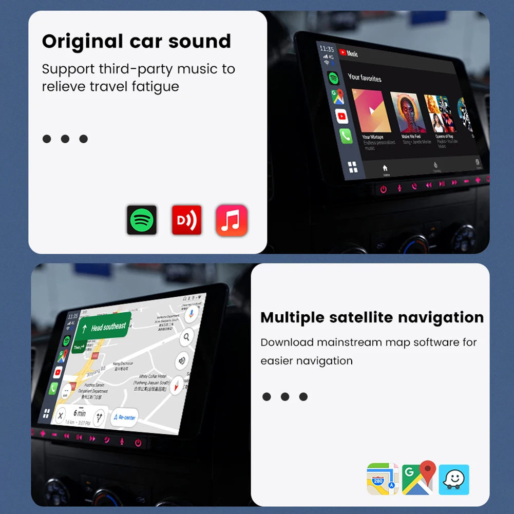 CarlinKit 8G + 128G ȵ̵ 13 ī÷ AI ڽ ÷, 8 ھ QCM6125  ī÷  ȵ̵ ڵ GPS, ٰ ƿ  ǾƮ