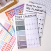 2024 Wall Hanging Calendar Daily Planner Large 366 Days Sheet Memo Pad To Do List Agenda Schedule Adult Child Educational Toys 5