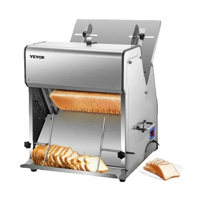 Electric Commercial Bread Slicer Stainless Steel Machine