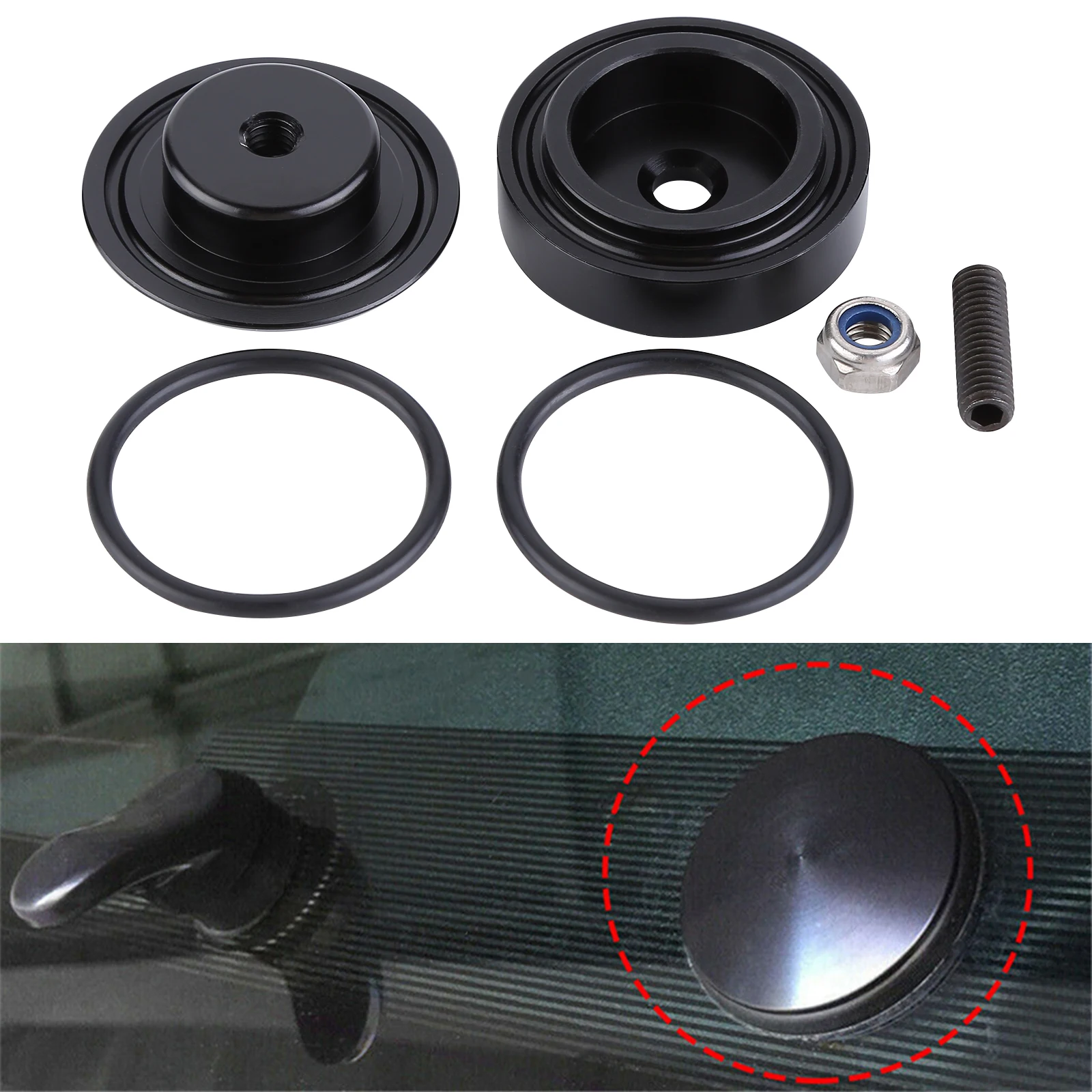 

Car Rear Wiper Arm Cover Cap Protection Rear Window Wiper Arm Cover For Honda Civic Acura RSX Integra 40MM Auto Accessories