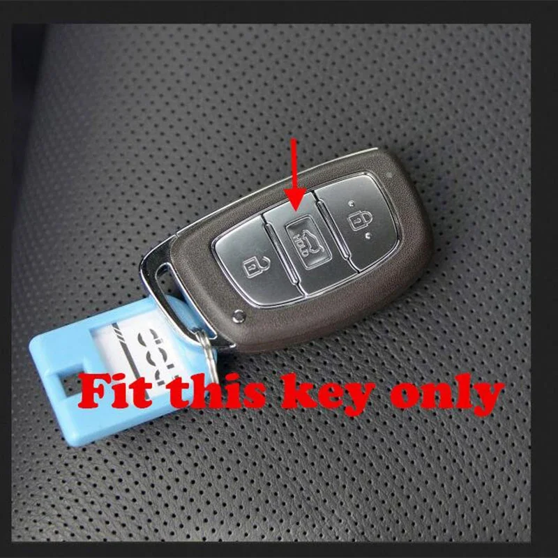 ZAD Silicone rubber car key case cover for hyundai MISTRA ELANTRA Tucson  Sonata 9 3 button smart key cover case - AliExpress