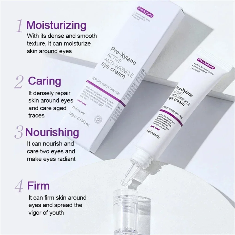Remove Wrinkles Eye Serum Whitening Anti-Aging Lifting Firming Cream Removal Fine Lines Moisturizer Brighten Facial Skin Set images - 6