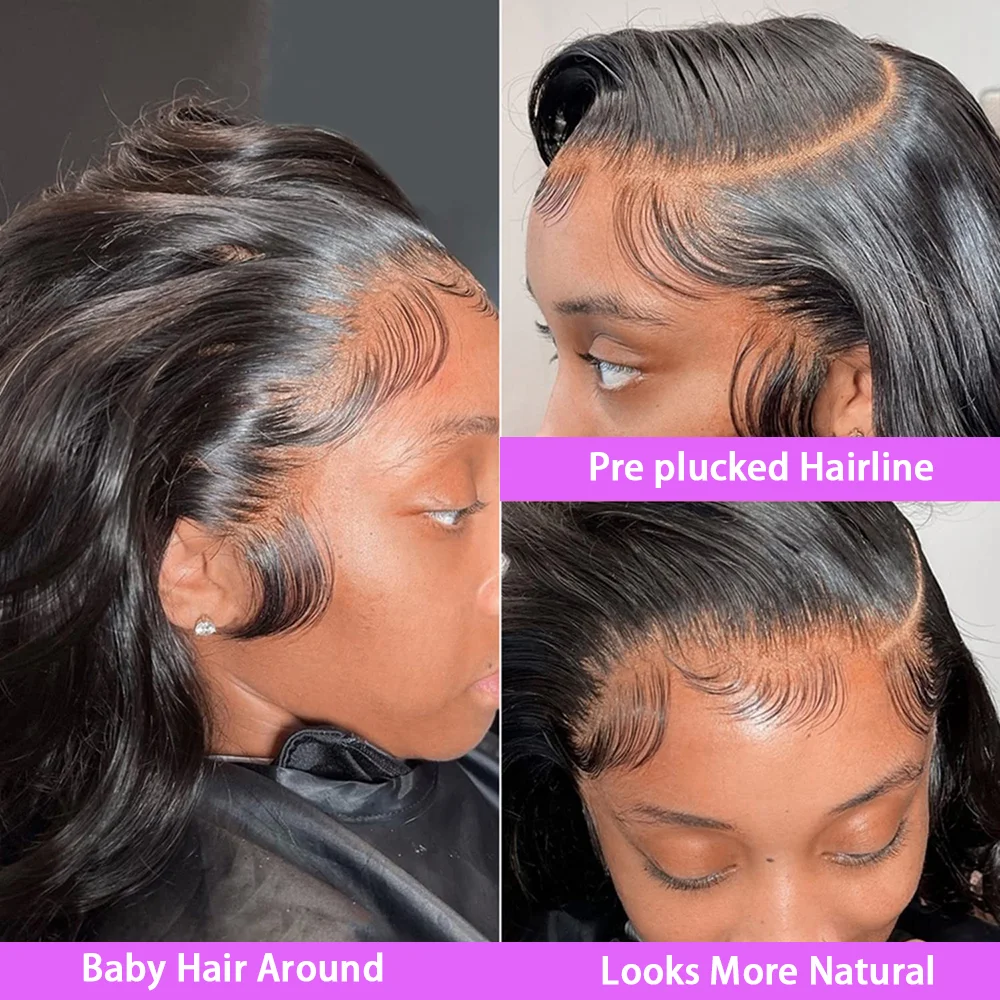 Color: #2, Ships From: CHINA, Stretched Length: 34inches, Density: 200% - Body Wave 13x6 Lace Front Wigs Human Hair 200 Density Brazilian Remy Human Hair Wigs 13x4 Transparent Lace For Women 30 32 Inch
