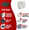Ergonomic Memory Cotton Office Cushion Hemorrhoid Cushion Chair Cushion Sedentary Artifact Student Ass CushionErgonomic Memory C 4